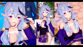 [Hentai Game Koikatsu! ]Have sex with Big tits Vtuber Rindo Mikoto.3DCG Erotic Anime Video.