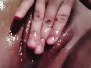 Preview 5 of Creampie filling cumming out of Tight pussy