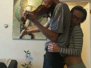 Preview 5 of Trying to practice violin