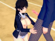 Preview 3 of [Hentai Game Koikatsu! ]Have sex with Big tits Vtuber Tsukino Mito.3DCG Erotic Anime Video.