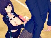 Preview 4 of [Hentai Game Koikatsu! ]Have sex with Big tits Vtuber Shizuka Rin.3DCG Erotic Anime Video.