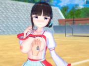 Preview 1 of [Hentai Game Koikatsu! ]Have sex with Big tits Vtuber Suzuka Utako.3DCG Erotic Anime Video.