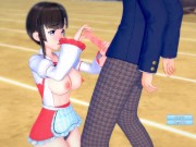 Preview 3 of [Hentai Game Koikatsu! ]Have sex with Big tits Vtuber Suzuka Utako.3DCG Erotic Anime Video.