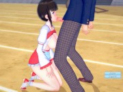 Preview 5 of [Hentai Game Koikatsu! ]Have sex with Big tits Vtuber Suzuka Utako.3DCG Erotic Anime Video.