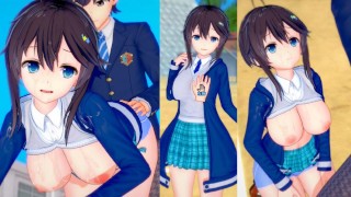 [Hentai Game Koikatsu! ]Have sex with Big tits Vtuber Shiina Yuika.3DCG Erotic Anime Video.