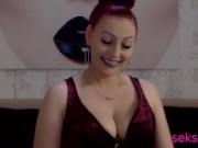 Preview 3 of Hot strict redhead lady on cam