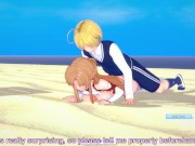 Preview 6 of Anime Sword art online Asuna gets FUCKED on the beach.