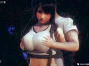 Preview 1 of [Hentai Game Honey Select 2]Have sex with Big tits FF7(Final Fantasy 7) Tifa.3DCG Erotic Anime Video