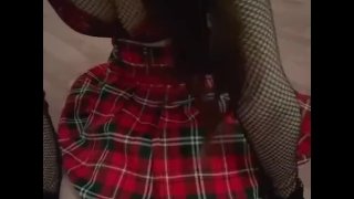 Tiktok Showing my sexy outfit in red lingerie before making sex with my husband
