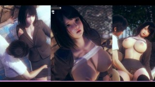 [Hentai Game Koikatsu! ]Have sex with Big tits My Hero Academia Mina Ashido.3DCG Erotic Anime Video.