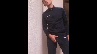 super HUGE SELF FACIAL IN NIKE TRACKIES (FULL VIDEO IN Justforfans and ONLYFANS )