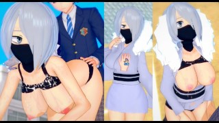 [Hentai Game Koikatsu! ]Have sex with Big tits My Hero Academia Reiko Yanagi.3DCG Erotic Anime Video