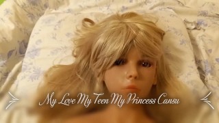 46 Duke Hunter Stone's Teen (18+) Angel LoveDoll - Silicone Sex Doll Princess Cansu (short vid)