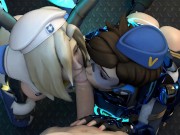 Preview 6 of Mercy (Combat Medic  Skin) & Tracer (Cadet Oxton Skin) Animation (By Arhoangel) [Overwatch]