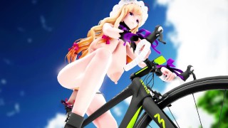 hentai mmd - bike 八雲紫 朝の特別鍛練 