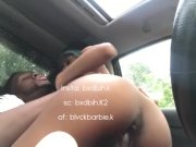 Preview 3 of Sneaky Summertime PUBLIC CAR SEX Link Up
