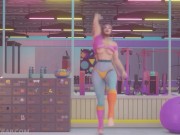 Preview 4 of Brigitte and Sombra Lesbian Workout