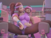 Preview 6 of Brigitte and Sombra Lesbian Workout