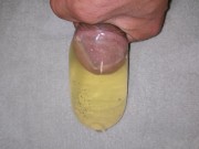 Preview 5 of Filling condom with piss