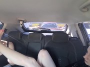 Preview 3 of Foot worship in the car! (TRAILER)