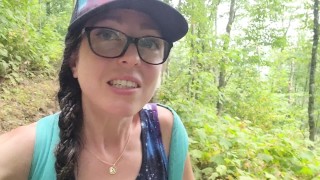 Nerdy Faery's Hiking PEE Desperation causes WET panties