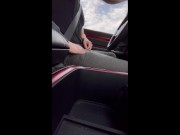 Preview 2 of Sucking big dick on public road