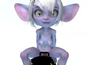 Preview 4 of Tristana gets her Yordles by grinding on her weapon