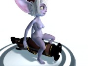 Preview 5 of Tristana gets her Yordles by grinding on her weapon