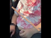 Preview 3 of Horny chub can't wait and jerks uncut dick in the Walmart parking lot