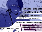 Preview 2 of My Hero Academia ASMR Angry Breeding - Todoroki's Mark Art: twitter@anush_arts