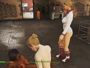 Preview 2 of Sex with a girl in three cocks! | Fallout 4 Sex Mod