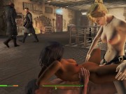 Preview 3 of Sex with a girl in three cocks! | Fallout 4 Sex Mod