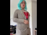 Preview 5 of Cardigan Sissy Shows You What She’s Hiding