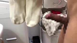white stockings foot fetish, small feet masturbation