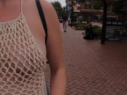 Preview 6 of GoPro captures great reactions when I wear my see thru top out in public🔥