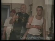 Preview 2 of College Fuck Fest Hardcore Blowjob during a Party at College