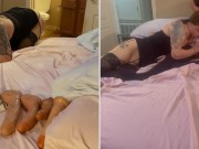 Preview 1 of The Sexy, Slutty, Sissy Stepsisters Love Fucking On Hump Day