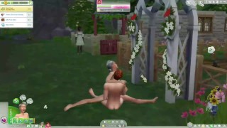 Crumplebottom Lets Play #2 - Agnes Crumplebottom Gets Married & Impregnated - Wedding Fuck - SIMS 4