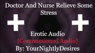 Doctor Gives His Nurse A Quick Fuck To Ease The Nerves [Public] [Choking] (Erotic Audio for Women)