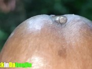 Preview 1 of I long for some fun Horny Hot Guy Strokes his Veiny Black Cream Filled Dick in Close Up/ Precum Play