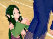 Preview 4 of [Hentai Game Koikatsu! ]Have sex with Big tits SAO Shirai Sakuya.3DCG Erotic Anime Video.