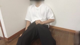 Masturbation of Japanese college students. I put out too much sperm (*'ω' *)