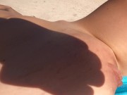 Preview 4 of MY GIRLFRIEND FINGERS AT THE PUBLIC BEACH FOR THE FIRST TIME