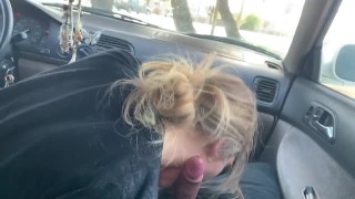Hot blonde sucked my big dick and got cum on her chest 🍆🍆🍆