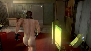 Running Through the CIty Armed and Naked | Resident Evil 6 Nude - Part 01