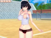 Preview 1 of [Hentai Game Koikatsu! ]Have sex with Big tits Genshin Impact Katheryne.3DCG Erotic Anime Video.