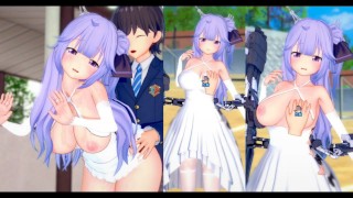 [Hentai Game Koikatsu! ]Have sex with Big tits Azur Lane Unicorn.3DCG Erotic Anime Video.