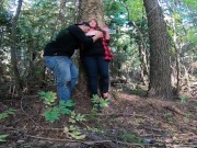 Preview 2 of Sneaking away for the best blowjob in the north woods!