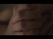 Preview 4 of HANDJOB & BLOWJOB - Cumming on her tits.