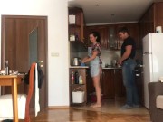 Preview 1 of Housewife surprises her man and gets the best fuck in her ass